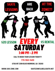 SKATE LESSONS ARE BACK! Call and book your lessons today!